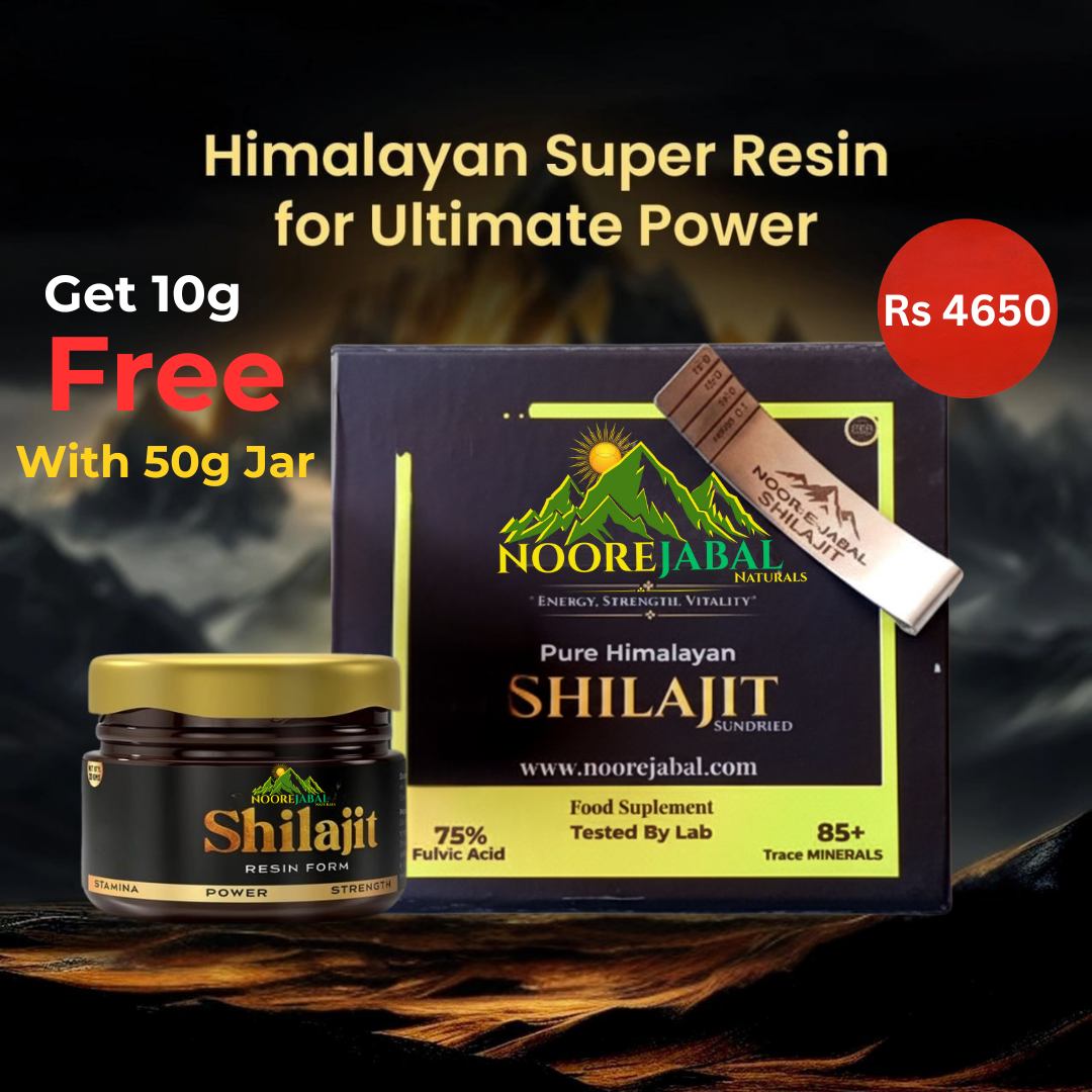 Noorejabal Pure Himalayan Shilajit Resin 50 gm Jar